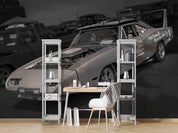 3D American Dodge Car Engine Wall Mural Wallpaper GD 3223- Jess Art Decoration
