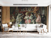 3D European Style Oil Painting Noble Dancing Retro Party Wall Mural Wallpaper 5095- Jess Art Decoration