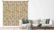 3D Vintage Plant Flower Leaf Curtains and Drapes GD 77- Jess Art Decoration