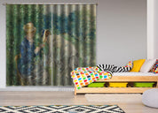 3D Landscape Oil Painting Curtains and Drapes LQH 117- Jess Art Decoration