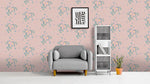 3D Pink Flowers Wall Mural Wallpaper 173- Jess Art Decoration