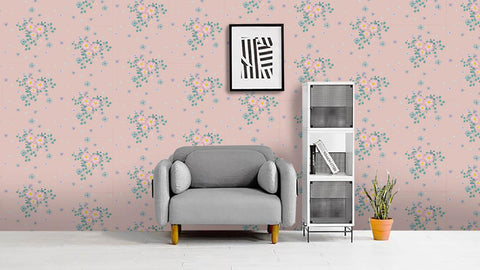 3D Pink Flowers Wall Mural Wallpaper 173- Jess Art Decoration