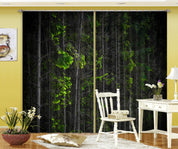 3D Landscape Tree Nature Forest Branch Curtains and Drapes GD 4110- Jess Art Decoration