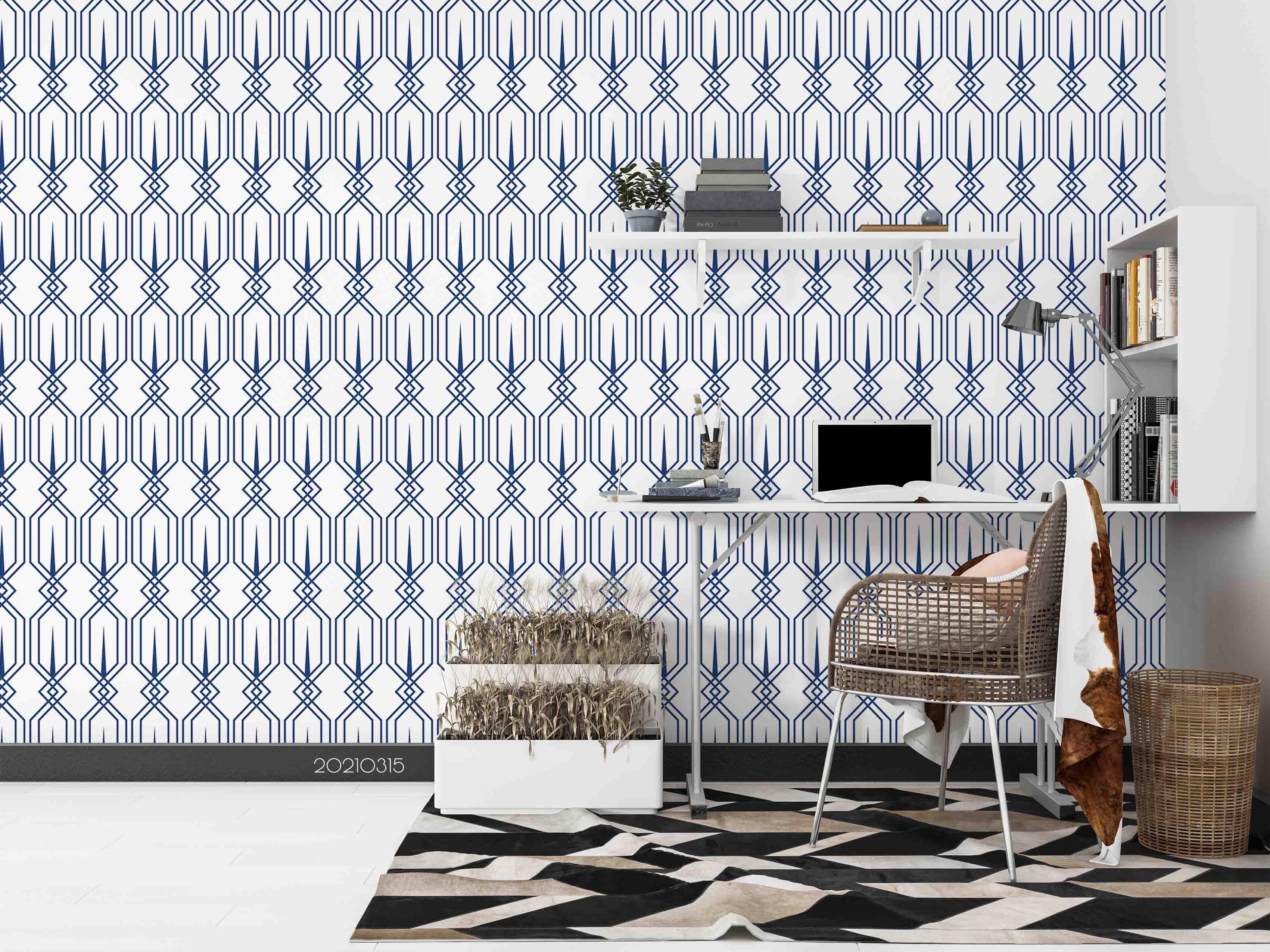 3D Abstract Geometric Art Decoration Wall Mural Wallpaper LQH 261- Jess Art Decoration