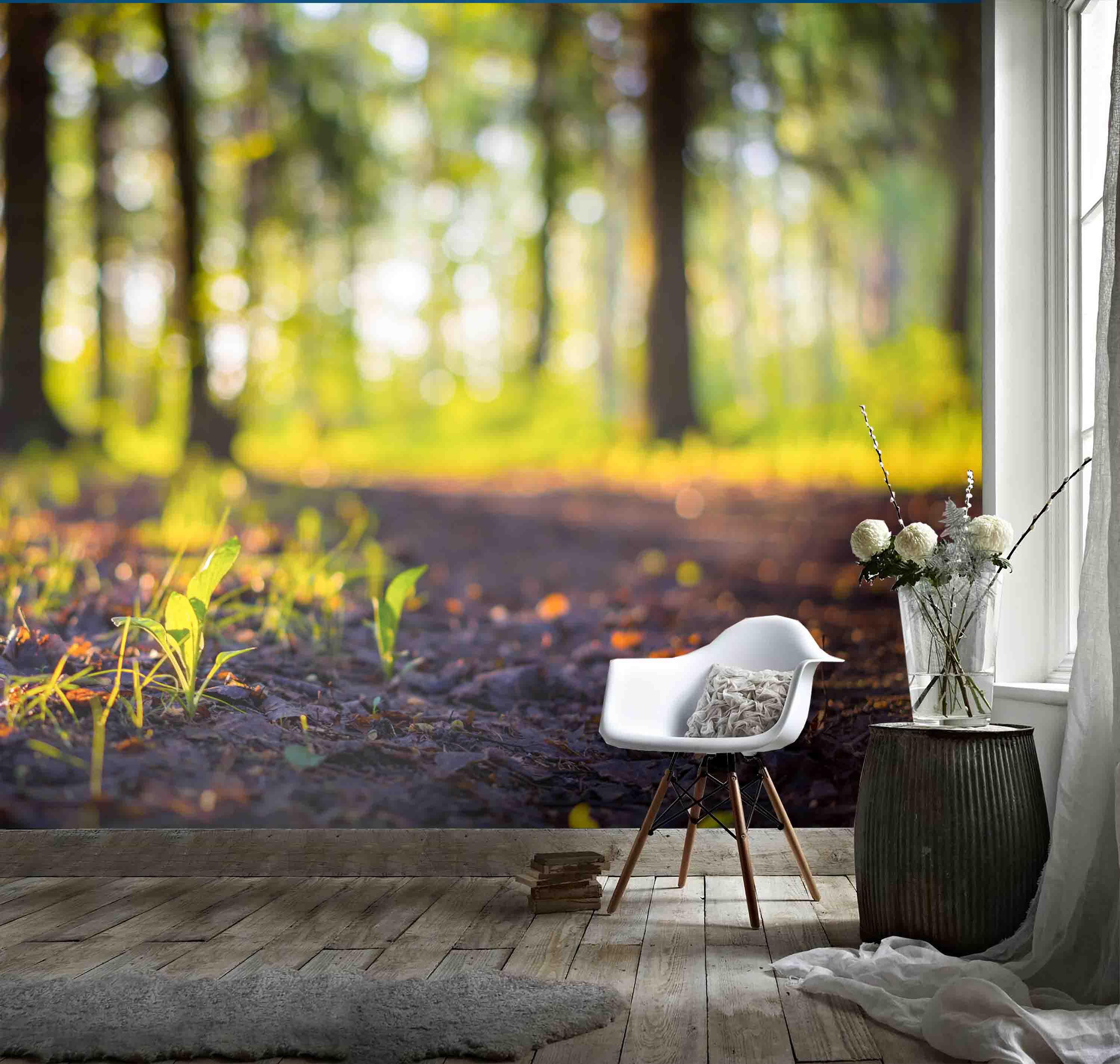 3D Jungle Hazy Wall Mural Wallpaper 58- Jess Art Decoration