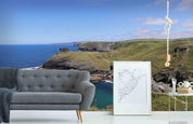 3D Sky Sea Coastline Landscape Wall Mural Wallpaper LQH 104- Jess Art Decoration