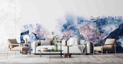 3D Abstract Mountain Landscape Wall Mural Wallpaper SWW 73- Jess Art Decoration
