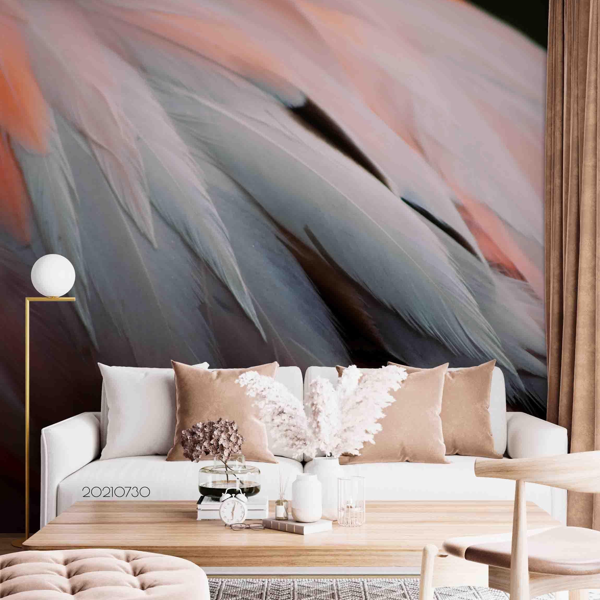 3D White Feather Wing Wall Mural Wallpaper SWW4449- Jess Art Decoration