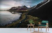 3D Sky Mountain Sea Landscape Wall Mural Wallpaper LQH 402- Jess Art Decoration