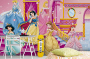 3D Cartoon Girl Princess Wall Mural Wallpaper WJ 2154- Jess Art Decoration