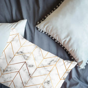 3D Marble Golden Lines Quilt Cover Set Bedding Set Pillowcases 95- Jess Art Decoration
