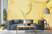 3D Watercolor Golden Marble Texture Wall Mural Wallpaper LQH 467- Jess Art Decoration