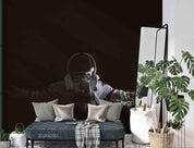 3D Dark Space Astronaut Wall Mural Wallpaper LXL- Jess Art Decoration