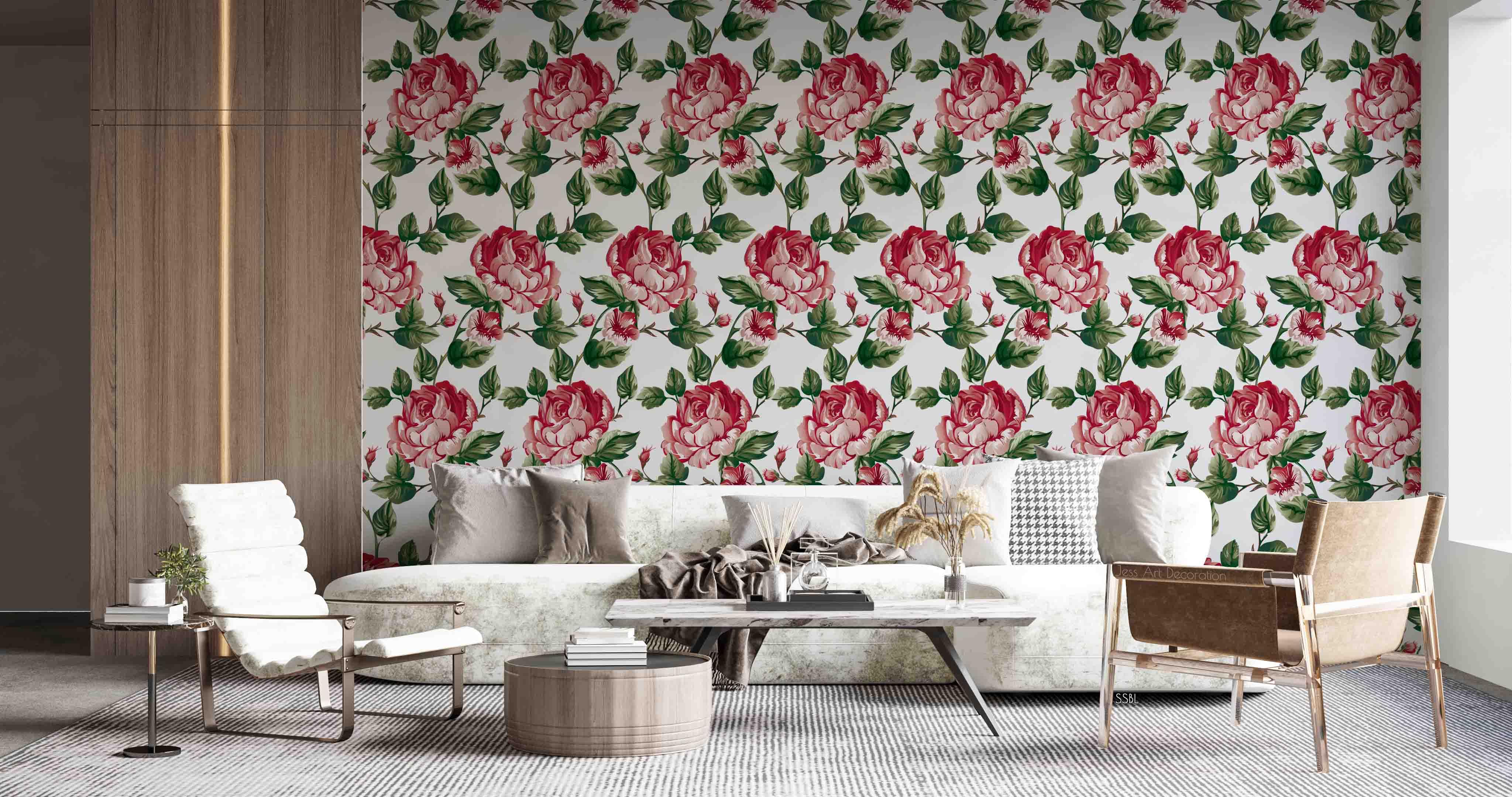 3D Vintage Blooming Pink Peony Pattern Wall Mural Wallpaper GD 3667- Jess Art Decoration