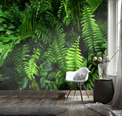 3D Green Tropical Plant Background Wall Mural Wallpaper 112- Jess Art Decoration