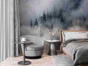 3D Black Forest Misty Wall Mural Wallpaper GD 2893- Jess Art Decoration