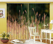 3D Nature Grass Plant Golden Meadow Curtains and Drapes GD 4076- Jess Art Decoration