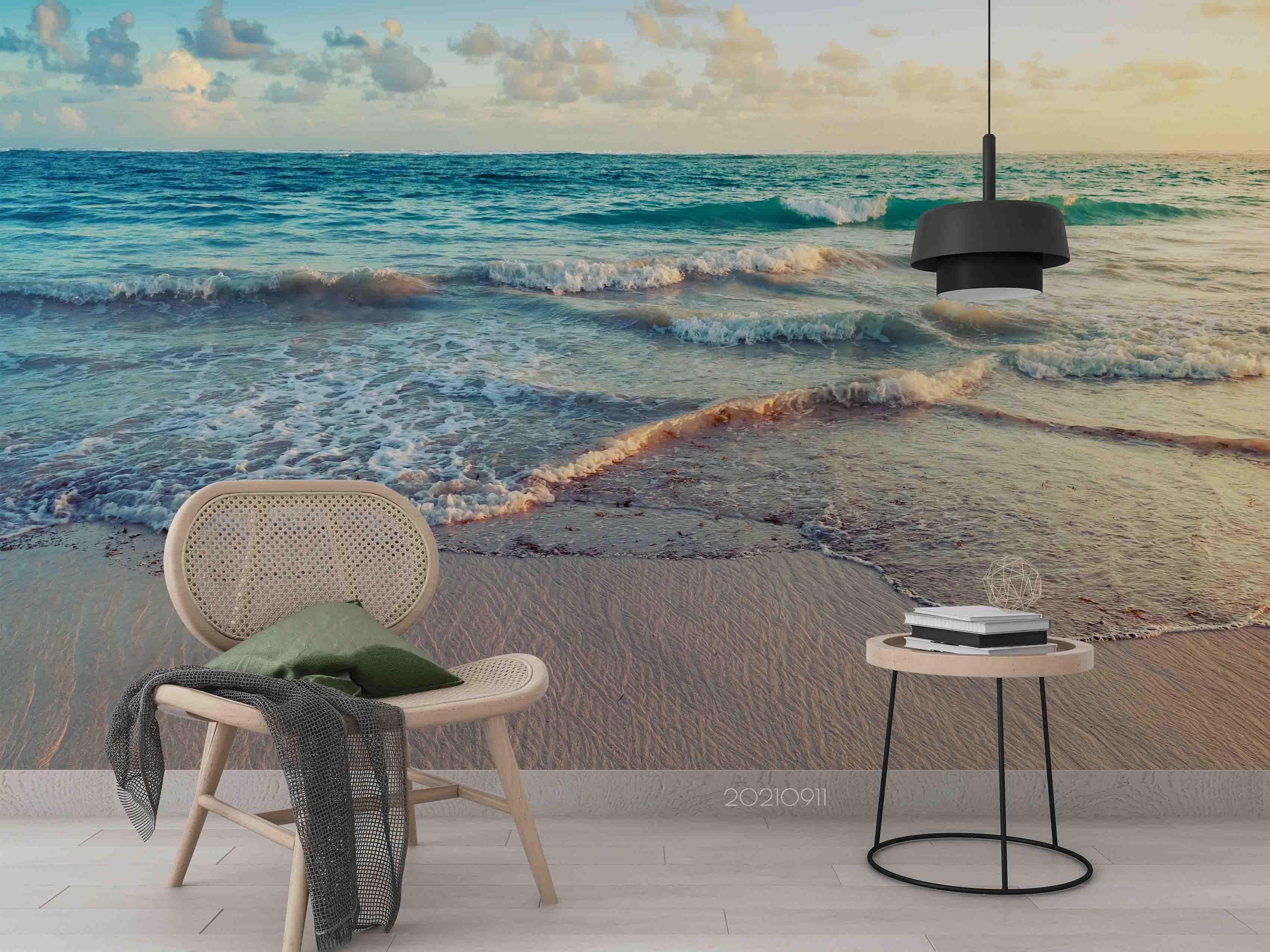 3D Sky Sea Beach Landscape Wall Mural Wallpaper LQH 770- Jess Art Decoration