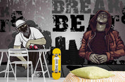 3D Hip Hop Boy urban hip hop character mural wall mural wallpaper for teen room - view 3