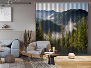 3D Landscape Mountain Forest Fog Canyon Curtains and Drapes GD 2986- Jess Art Decoration