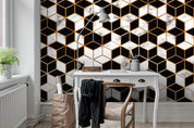3D Black White Diamond Combination Wall Mural Wallpaper 72- Jess Art Decoration