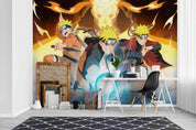 3D Ninja Boy Action fantasy ninja boy action mural wall mural wallpaper for kids room - view 4