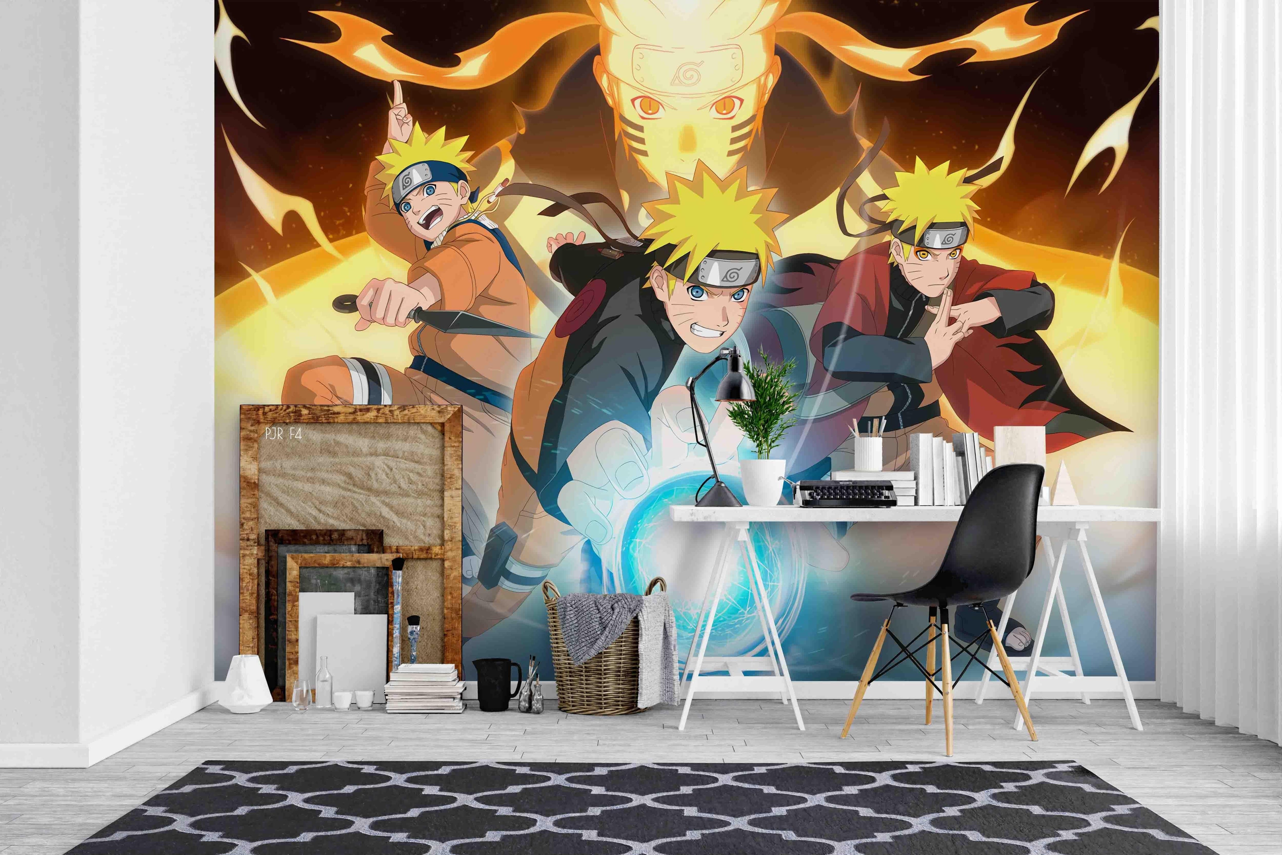 3D Ninja Boy Action fantasy ninja boy action mural wall mural wallpaper for kids room - view 4
