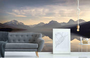3D Sky Mountain Lake Nature Landscape Wall Mural Wallpaper LQH 463- Jess Art Decoration
