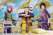 3D Ninja Character Trio anime ninja character trio mural wall mural wallpaper for teen room - view 4