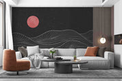 3D Abstract Gold Waves Line Art Wall Mural Wallpaper GD 1968- Jess Art Decoration