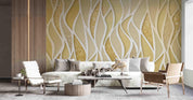 3D Geometric White Stripes Wall Mural Wallpaper GD 3095- Jess Art Decoration