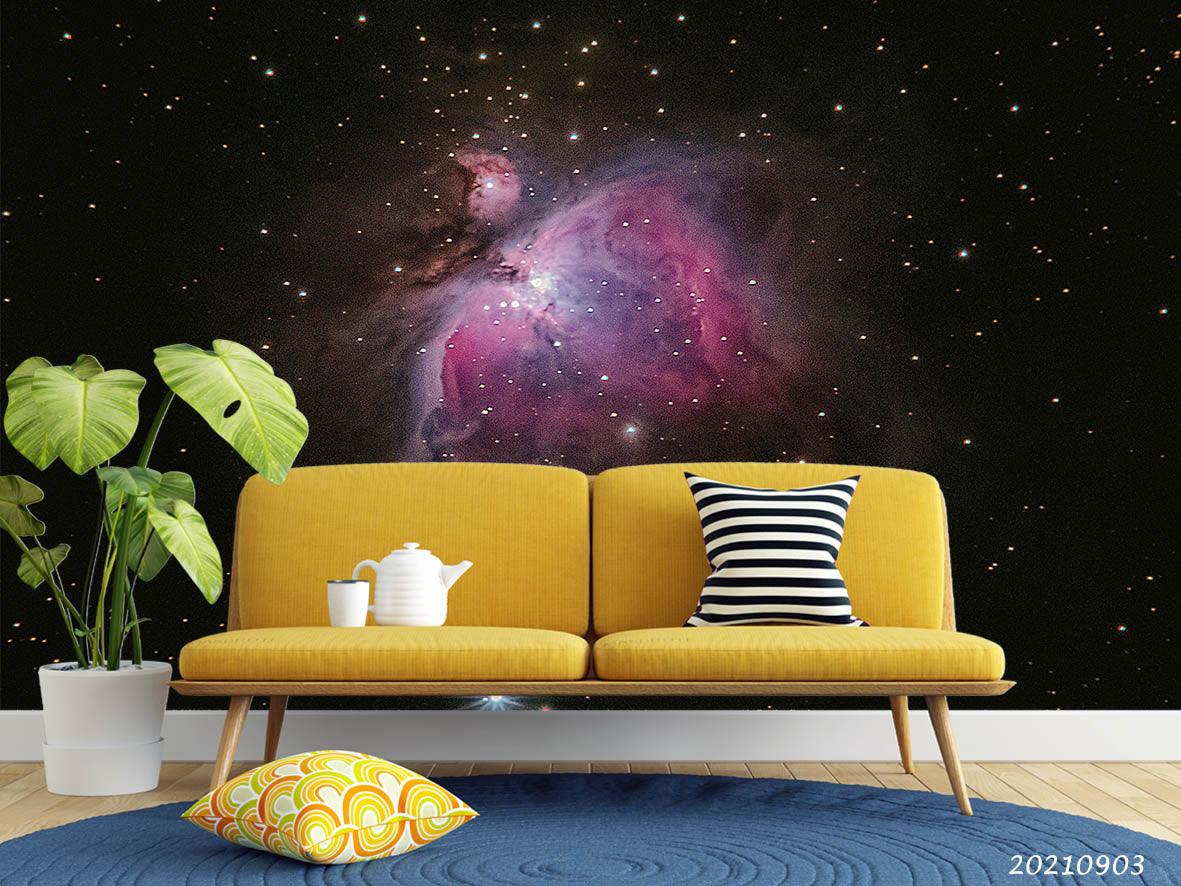 3D Space Galaxy Wall Mural Wallpaper LQH 95- Jess Art Decoration