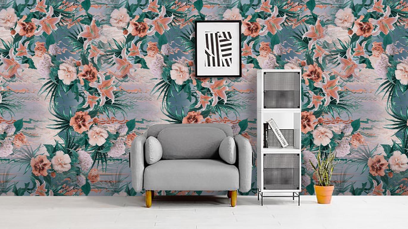 3D Pink Lily Wall Mural Wallpaper 29- Jess Art Decoration