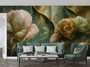 3D Vintage Watercolor Spring Floral Wall Mural Wallpaper GD 1854- Jess Art Decoration