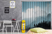 3D Landscape Mountain Woods Misty Curtains and Drapes GD 3280- Jess Art Decoration