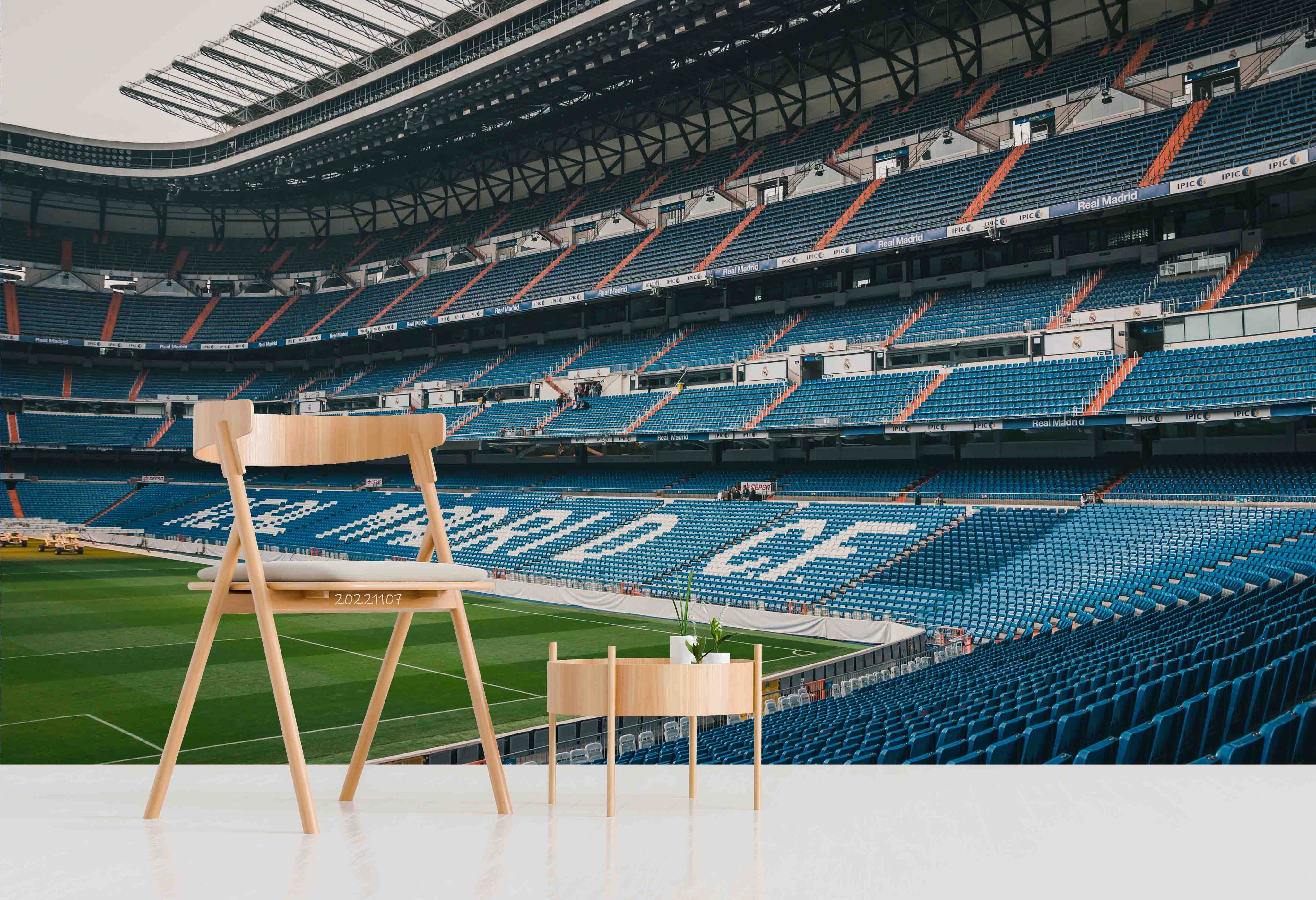 3D Spain Santiago Bernabéu Stadium Wall Mural Wallpaper GD 74- Jess Art Decoration