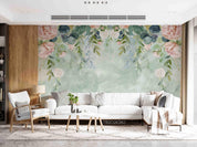 3D Northern Europe Hand-painted Floral Fresh Wall Mural WallpaperSWW5106- Jess Art Decoration