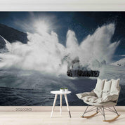 3D Skiing Scenery Wall Mural Wallpaper LXL 875- Jess Art Decoration