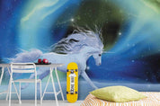 3D Aurora Unicorn aurora unicorn fantasy mural wall mural wallpaper for bedroom - view 4