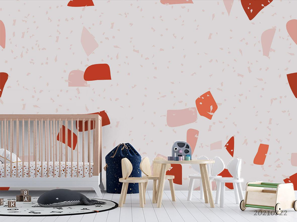 3D Terrazzo Texture Wall Mural Wallpaper LQH 253- Jess Art Decoration
