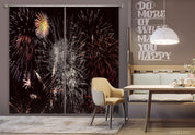 3D Abstract Color Fireworks Night Curtains and Drapes LLL 318- Jess Art Decoration