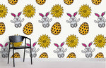 3D Cartoon Animal Fruit Pattern Wall Mural Wallpaper 76- Jess Art Decoration
