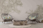 3D Soft Branch Texture soft neutral branch texture wall mural wallpaper for office - view 4