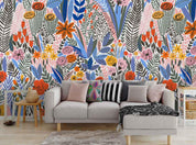 3D Floral Leaves Wall Mural Wallpaper 43- Jess Art Decoration