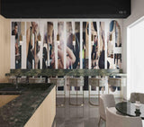3D Modern Girl Training Wall Mural Wallpaper WJ 2033- Jess Art Decoration