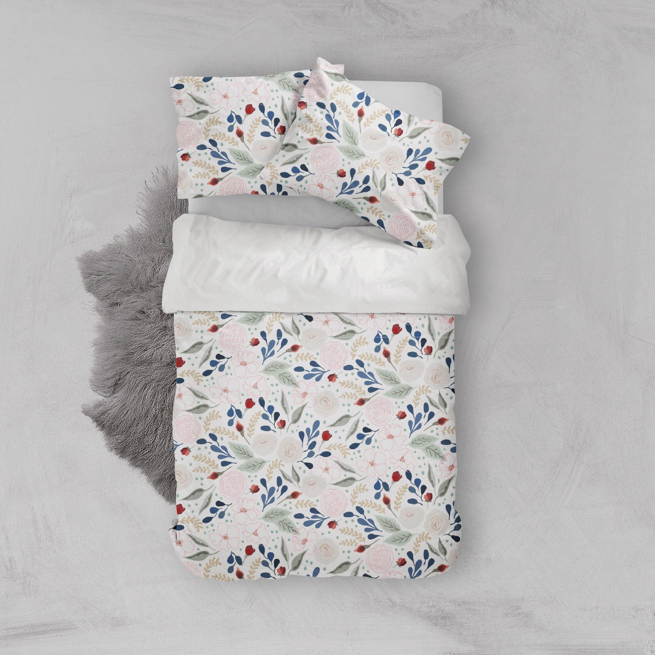 3D Colored Flower Pattern Quilt Cover Set Bedding Set Pillowcases 130- Jess Art Decoration