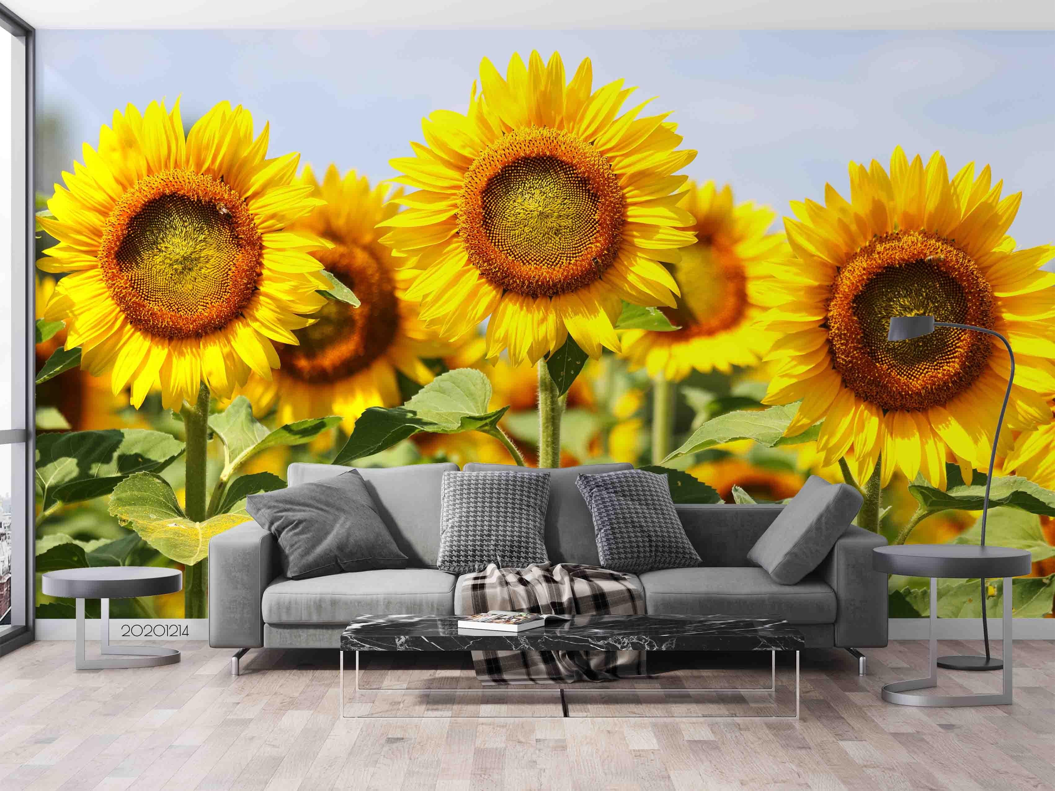 3D Landscape Autumn Maple Leaves Tree Plant Wall Mural Wallpaper LXL- Jess Art Decoration