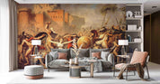 3D Europe Oil Painting Rome War Castle Wall Mural Wallpaper SWW5099- Jess Art Decoration