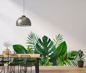 3D Tropical Green Leaf Wall Mural Wallpaper GD 665- Jess Art Decoration