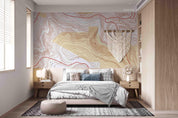 3D Topographic Map Interesting Wall Mural Wallpaper SWW3641- Jess Art Decoration